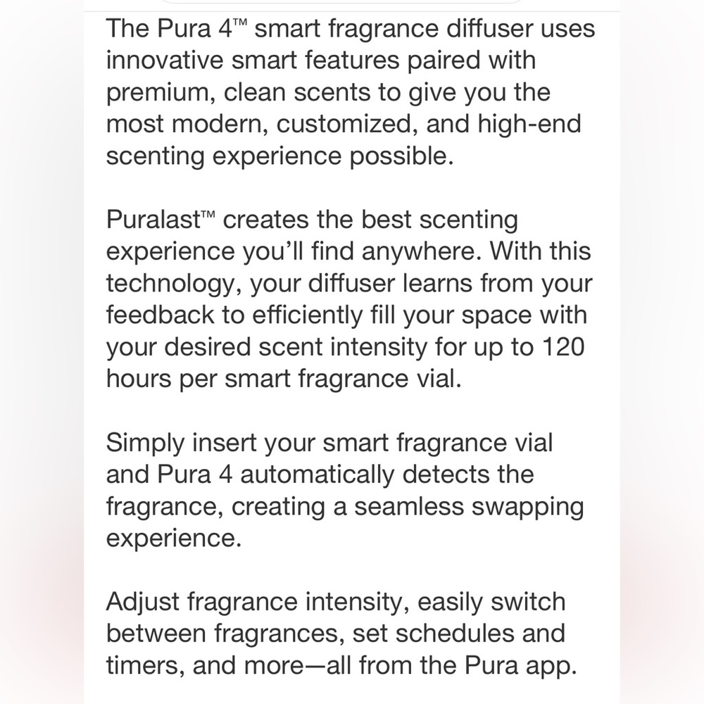 PURA 4 NEW smart fragrance diffuser - Picture 8 of 10